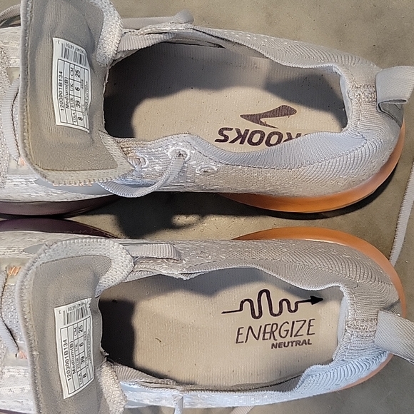 WOMEN'S Brooks LEVITATE 3 running shoes  size 8 GREY - Picture 4 of 10